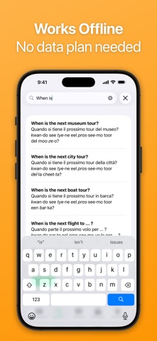 SpeakEasy Italian Phrasebook screenshot