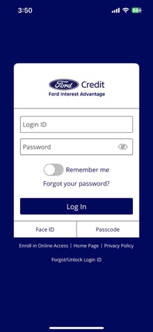 Ford Interest Advantage iPhone screenshot