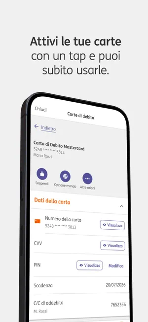 ING Italia - Banca Online iPhone screenshot 6