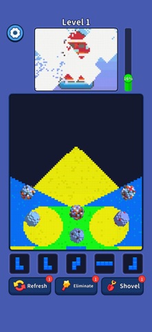 Sand Sort Art - Color Blast iPhone screenshot