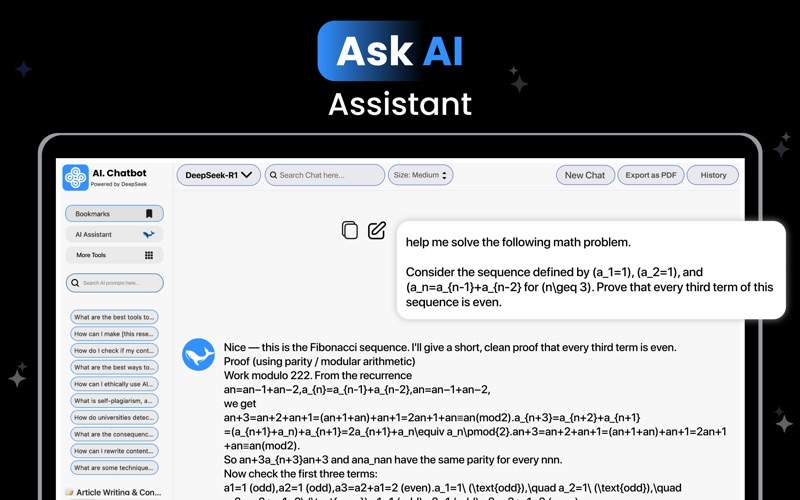 AI Chat bot for Unlimited Chat screenshot