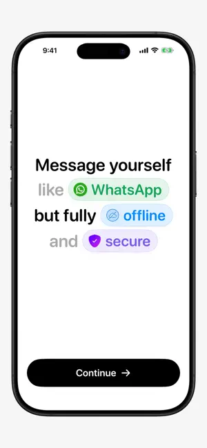 MyBox: Message Yourself screenshot 1