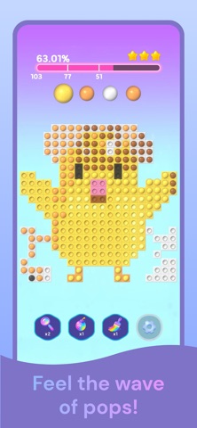 Floodlet: Bubble Pop Coloring Screenshot 1 of 6