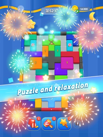 color block crush iPad screenshot