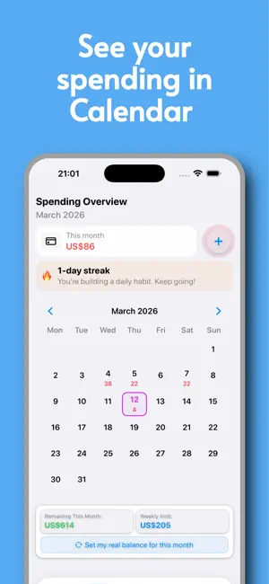Wealthrise – AI Budget Tracker screenshot 1
