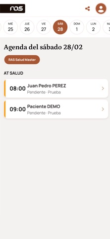 RAS Profesionales iPhone screenshot 1