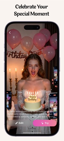 Aethia AI Photo & Video Editor iPhone screenshot