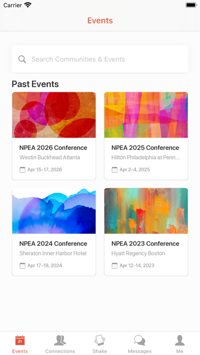 Screenshot #2 pour NPEA Conference