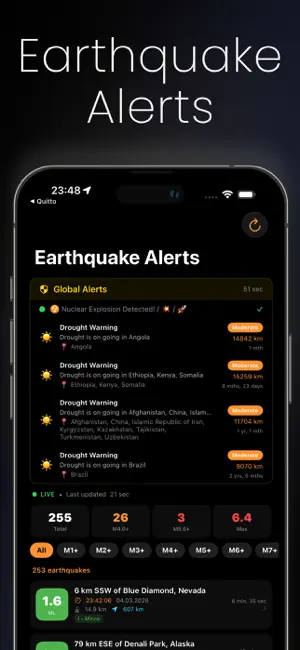 Earthquake Network - Panic iPhone screenshot 3