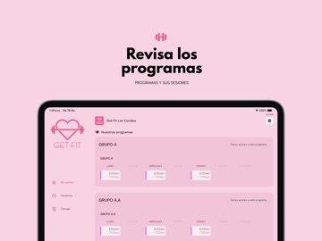 GET FIT Chile iPad screenshot
