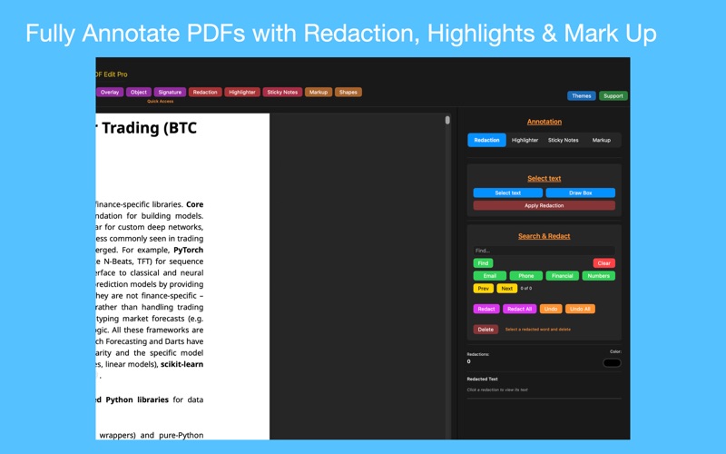 PDF Edit Pro screenshot