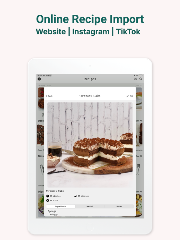 FM: Recipe Keeper iPad screenshot 4 - Food & Drink app
