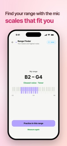 MyVocal: Vocal Warm Up & Pitch screenshot 9