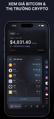 Vàng Số: Giá Vàng & Crypto screenshot