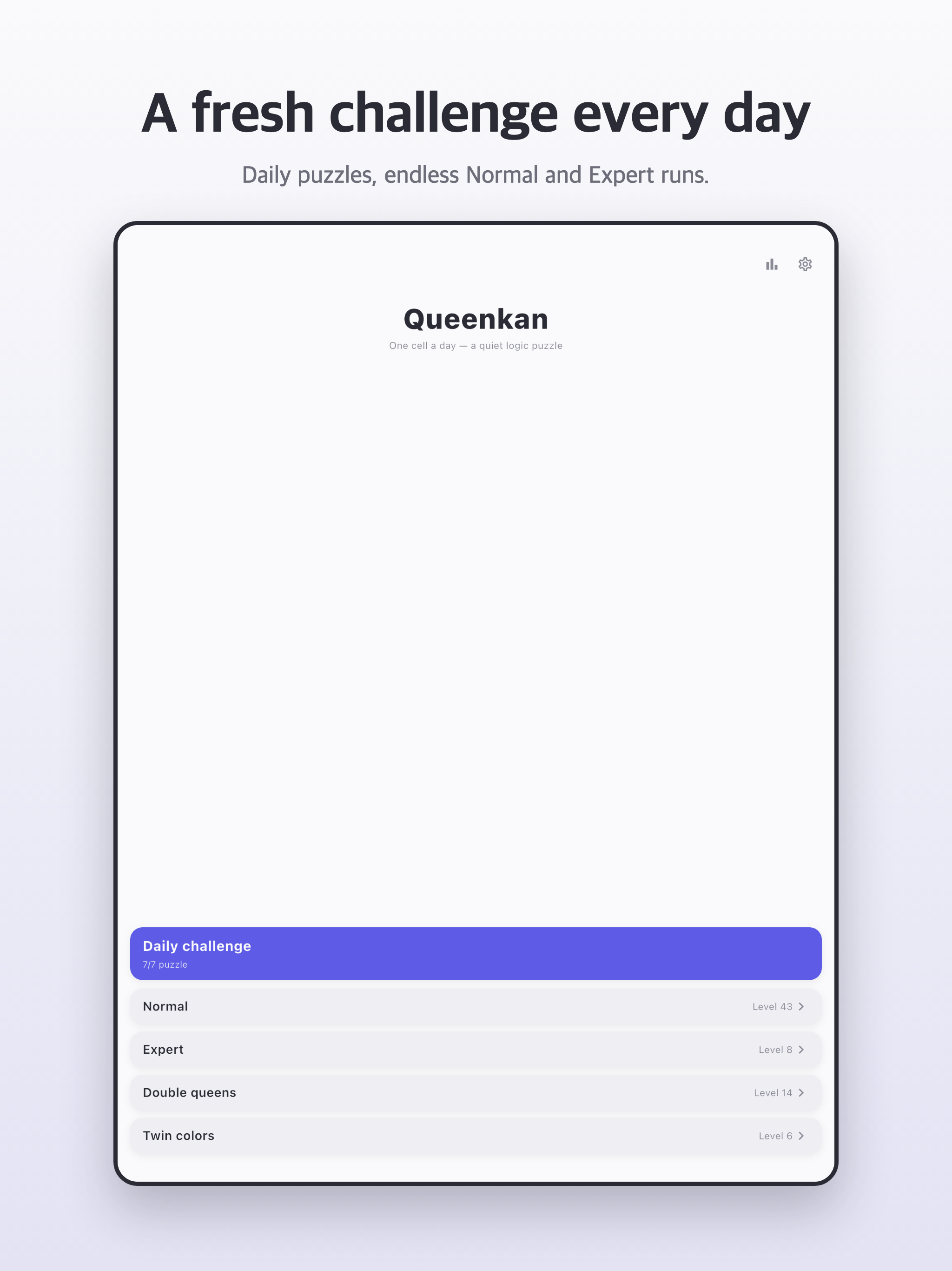 Queenkan — quiet logic puzzle screenshot 7