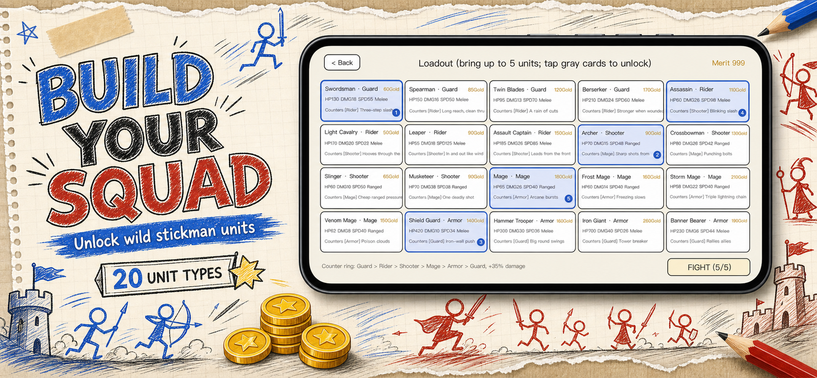 Stickman Doodle War screenshot 3