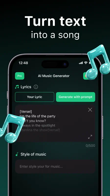 Amper Music: AI Song Generator screenshot 2 of 4