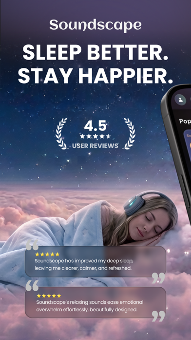 Soundscape - Sleep & Meditate iPhone screenshot