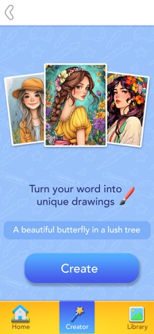 Color My AI - Coloring Book iPhone screenshot