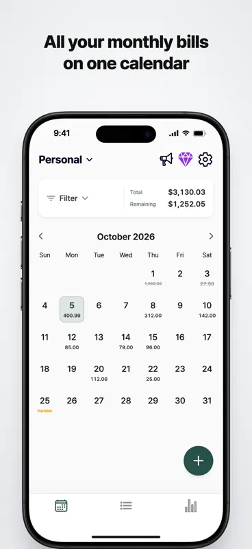Payment Calendar screenshot 2 of 10