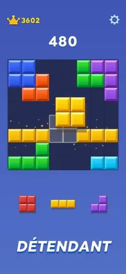 Capture d'écran de Block Blast! sur iPhone 1