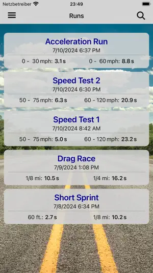 GPS Race Timer screenshot 2
