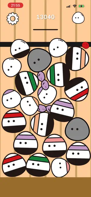 OnigiriPuzzle Cute Merge Game screenshot 2