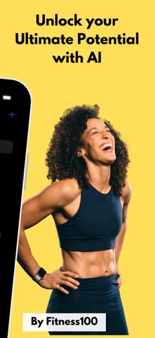 Fitness100 Gym Workout Planner iPhone screenshot