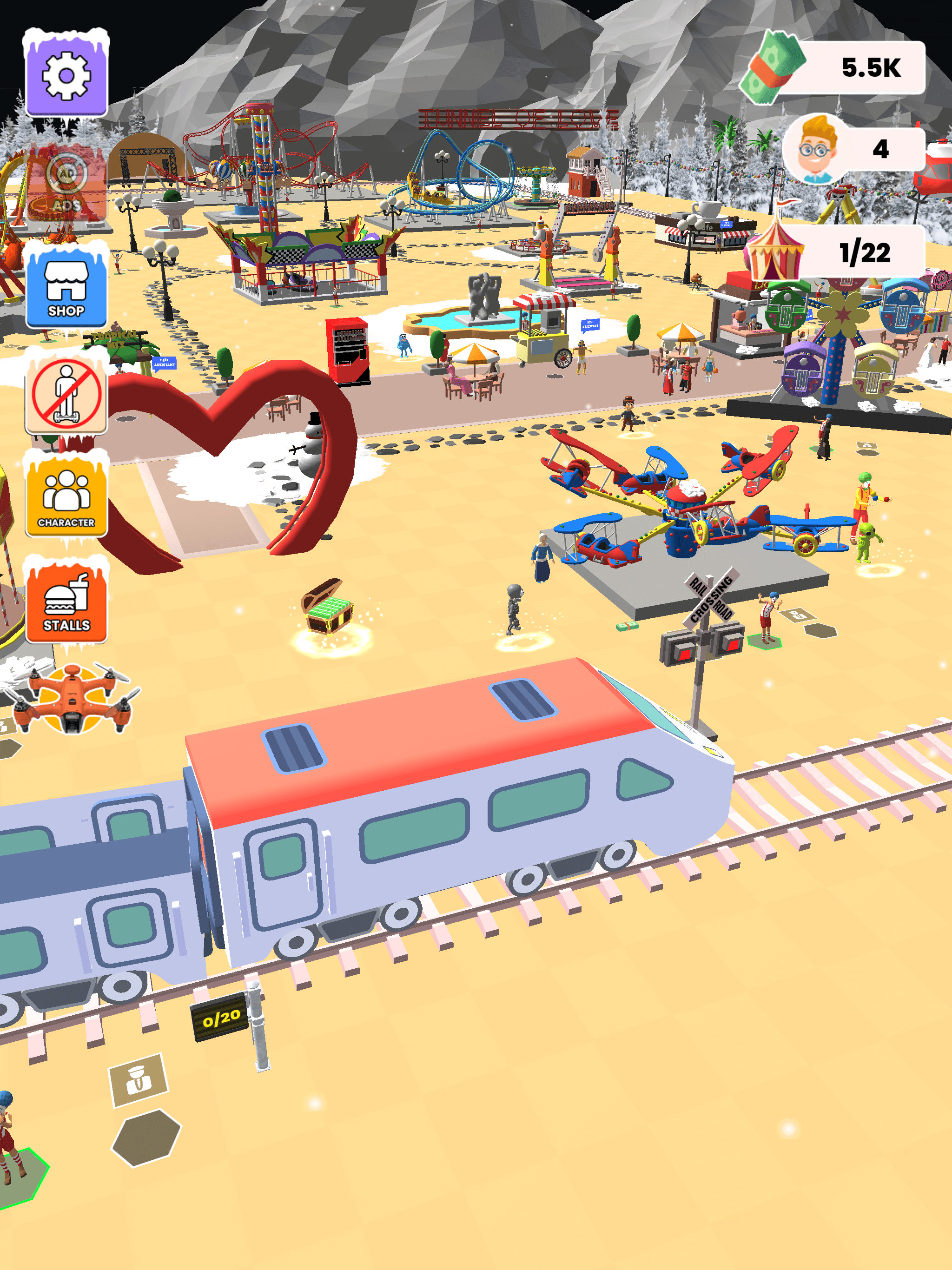 Theme Park Idle Tycoon Games