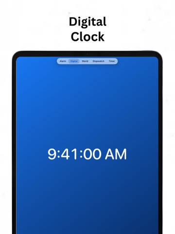 Clock ۬ iPad screenshot