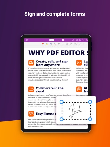 Foxit PDF Editor iPad screenshot