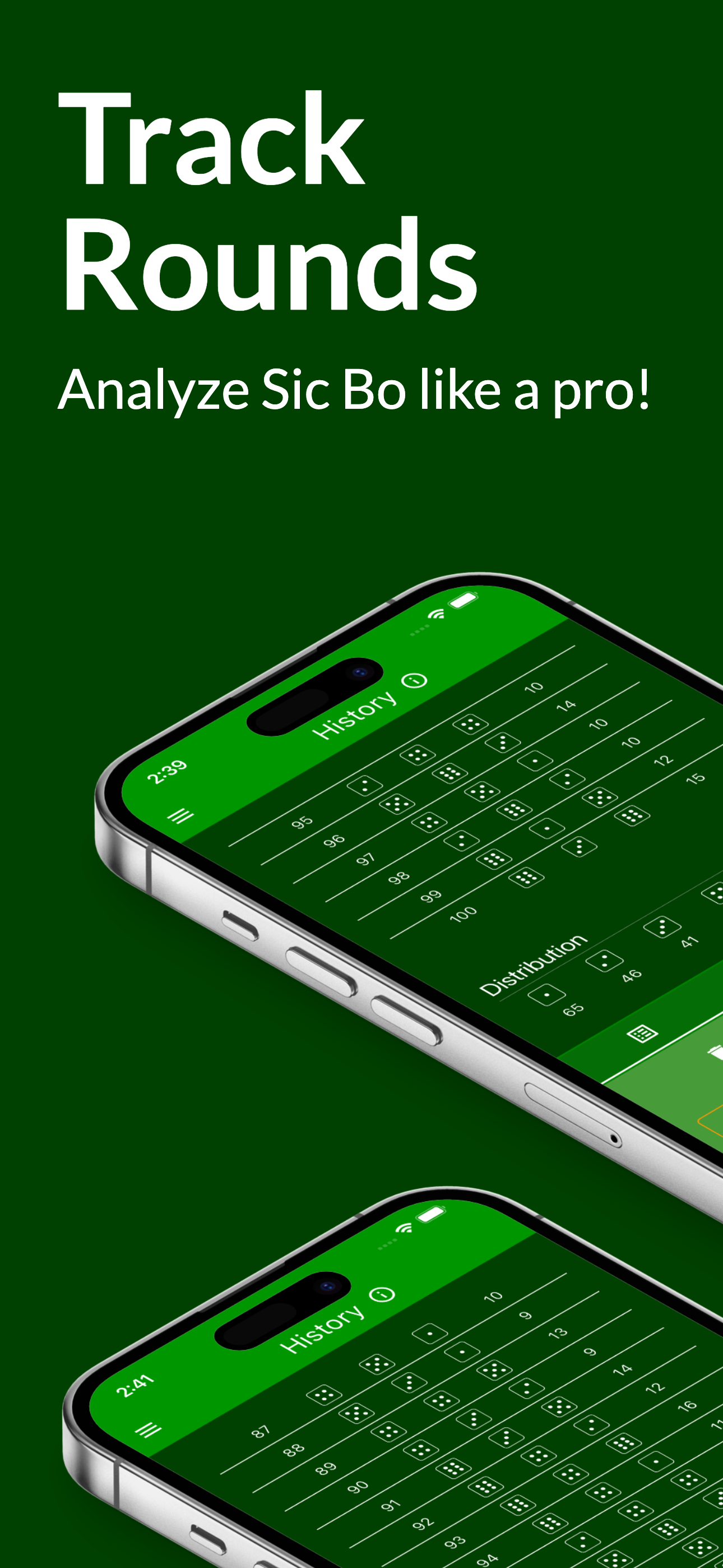Sic Bo Dashboard: Casino App