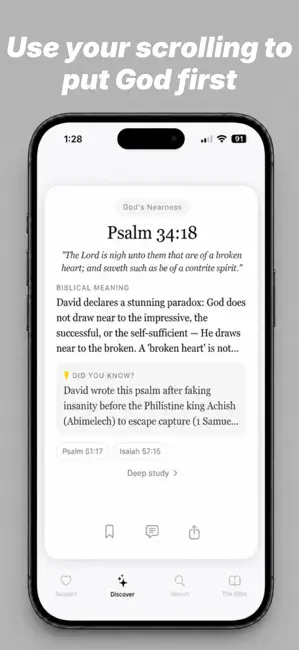 Scroll The Bible iPhone screenshot 2