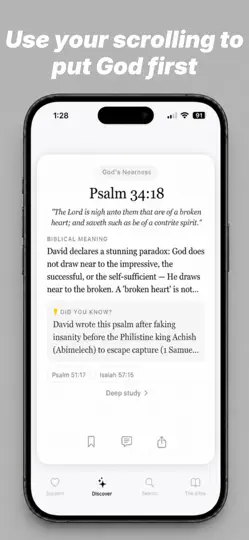 Screenshot von Scroll The Bible auf dem iPhone 2
