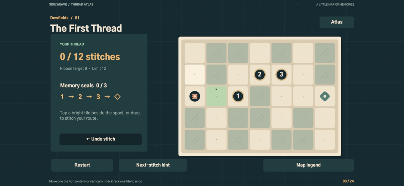 Screenshot 1 of Sigilweave: Thread Atlas