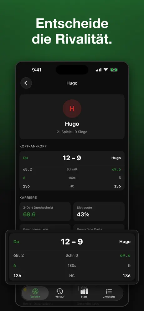 Darts Tracker - Score & Stats — iPhone-Screenshot 8