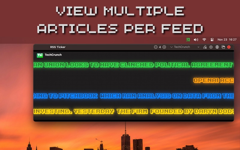 RSS Ticker: News Reader Screenshot 4 of 6
