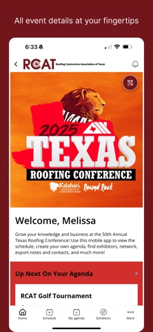 RCAT Texas Roofing Conference screenshot
