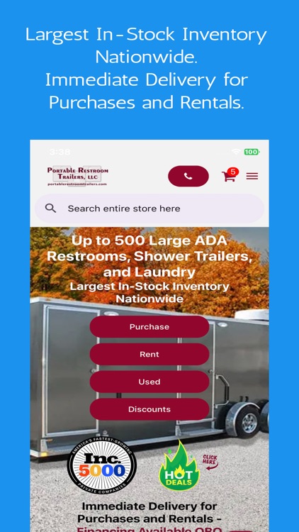 Portable Restroom Trailers