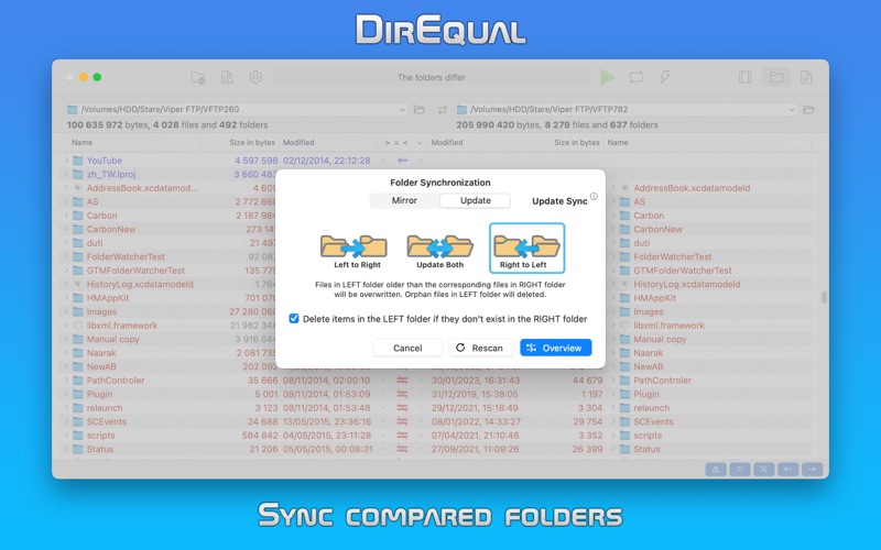 Screenshot #2 pour DirEqual