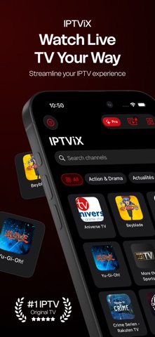 IPTV Player & TV Guide: IPTViX Screenshot 1 of 10