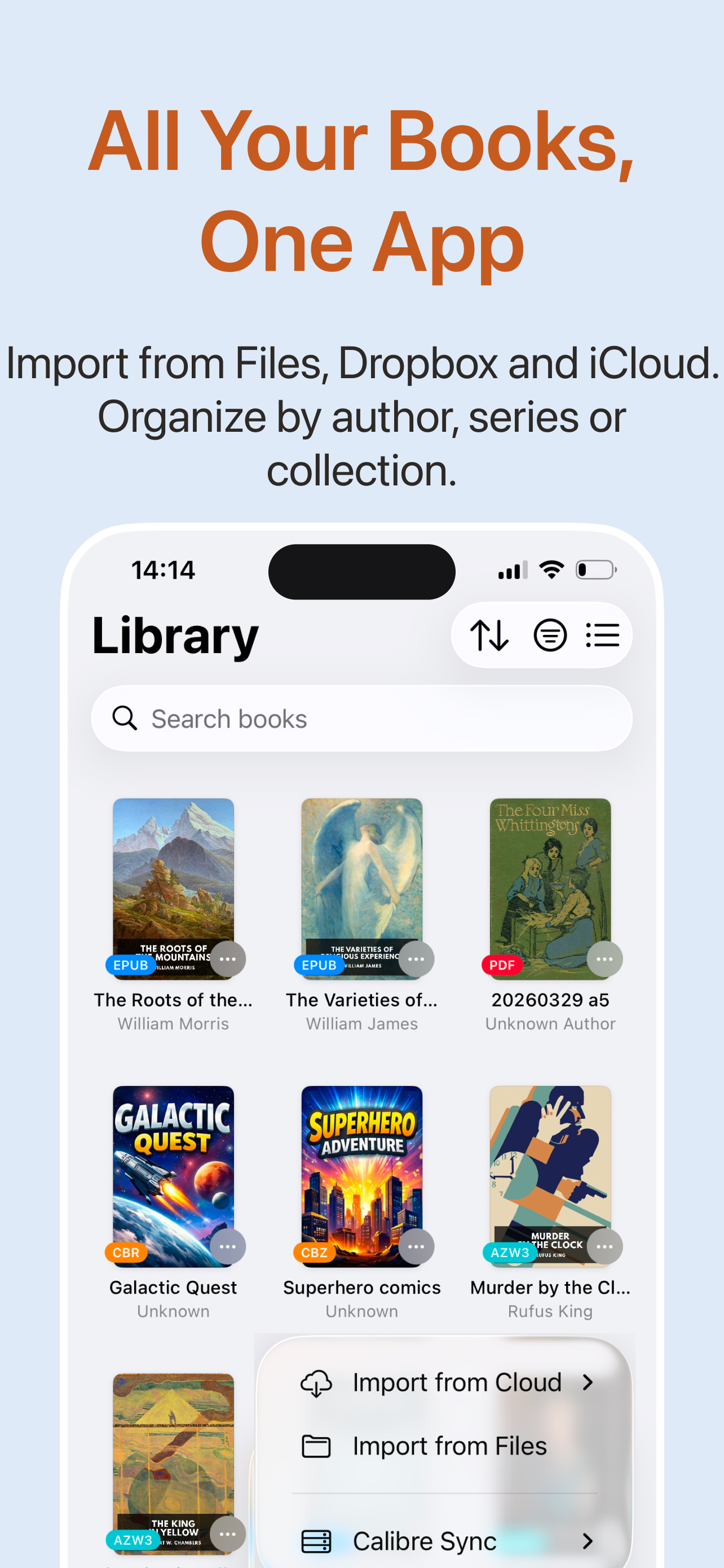 Pageo: Calibre Epub Reader screenshot 5