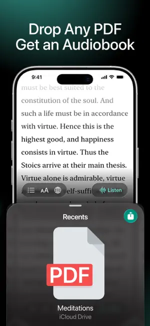 Papyr: Book & PDF to Audiobook screenshot 2