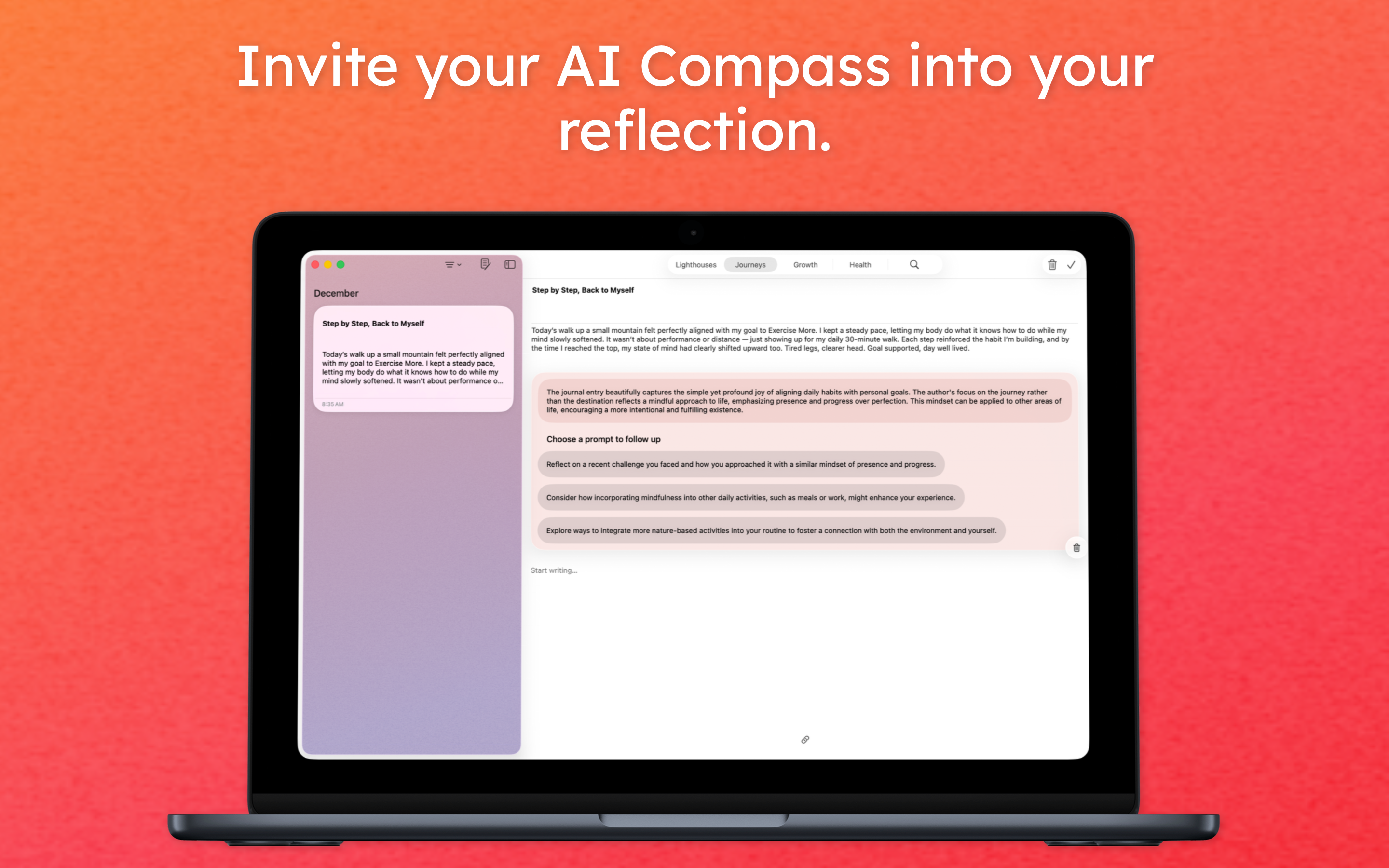 Lighthouse: AI Goal Compass screenshot 20