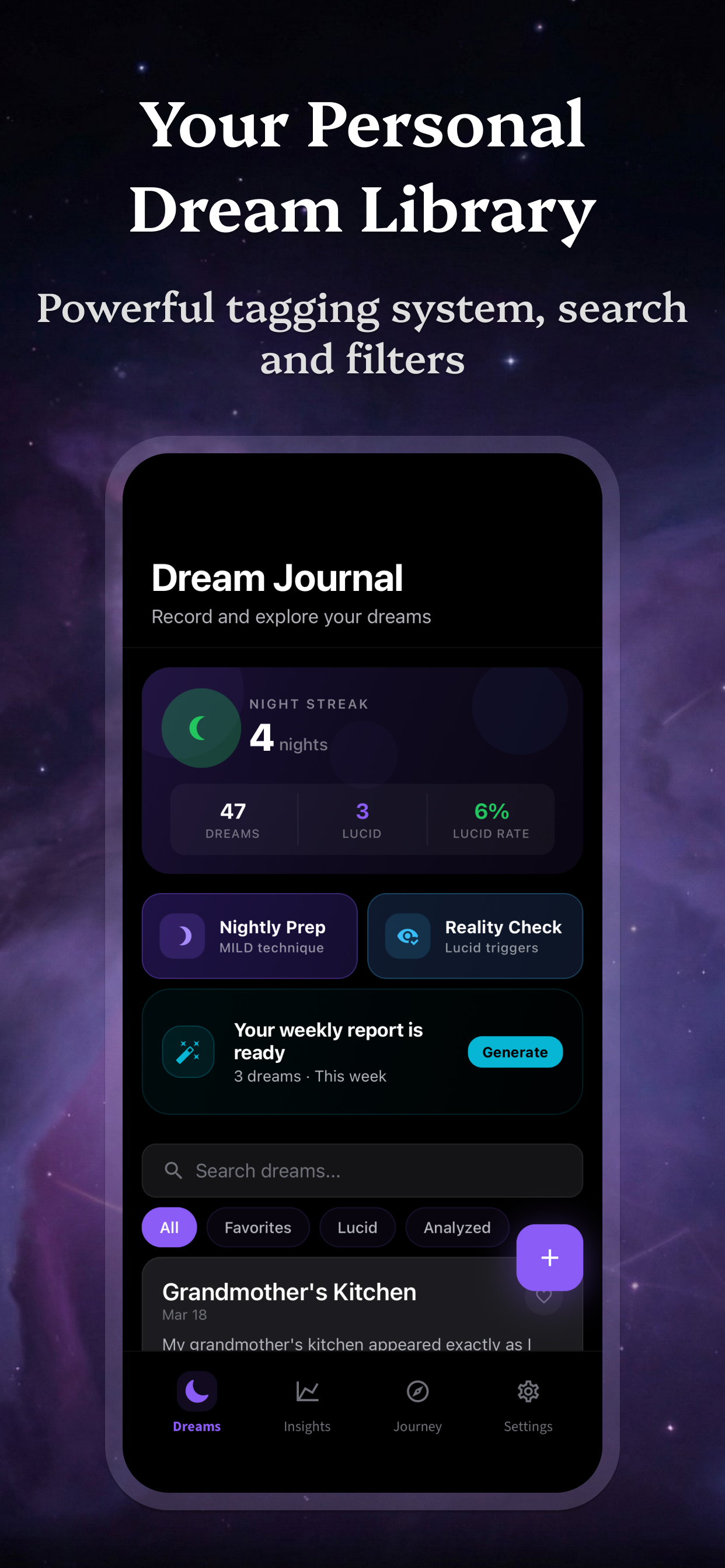 Dream Journal - Dreamlusive screenshot 10