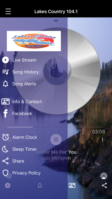 Lakes Country 104.1 iPhone screenshot 2 - Entertainment app