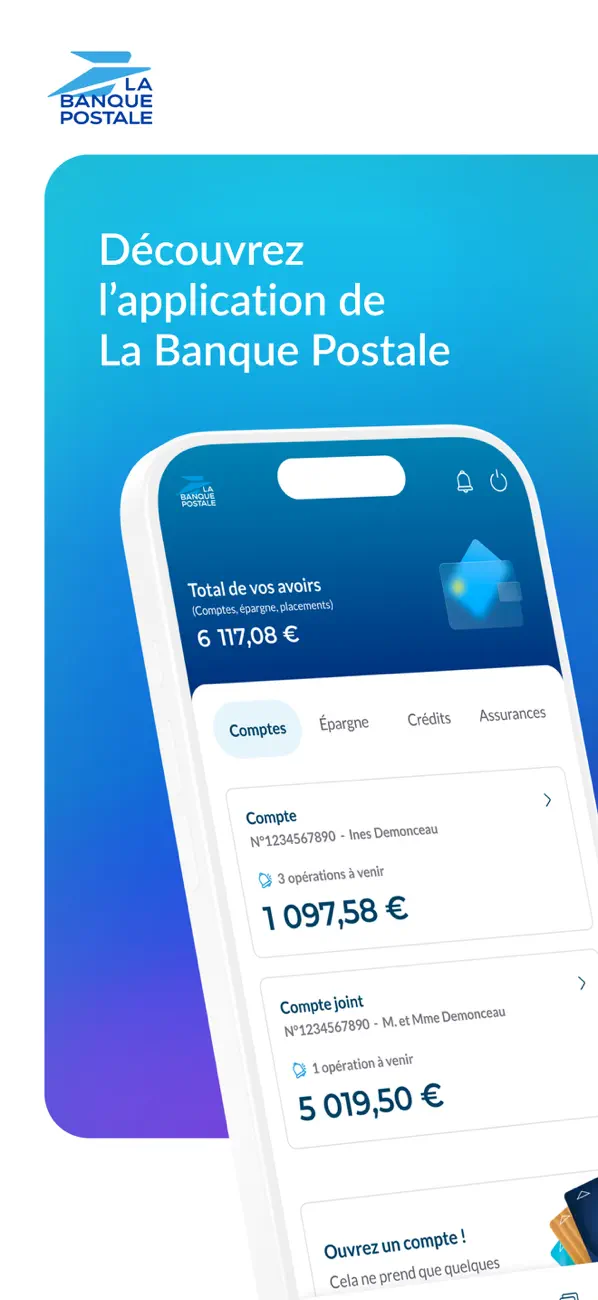 Screenshot #1 pour La Banque Postale : mon compte