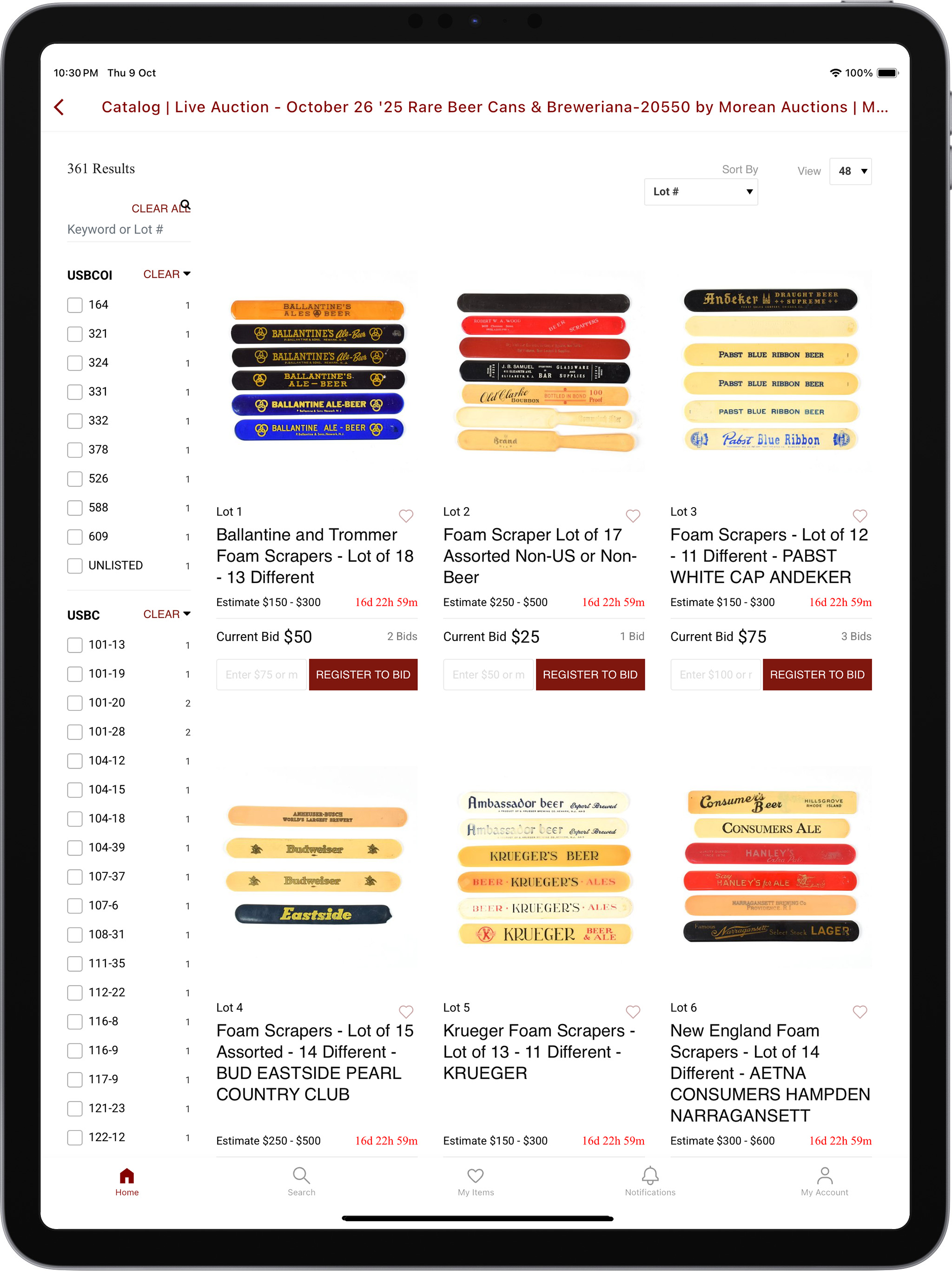 Morean Auctions Mobile screenshot 7