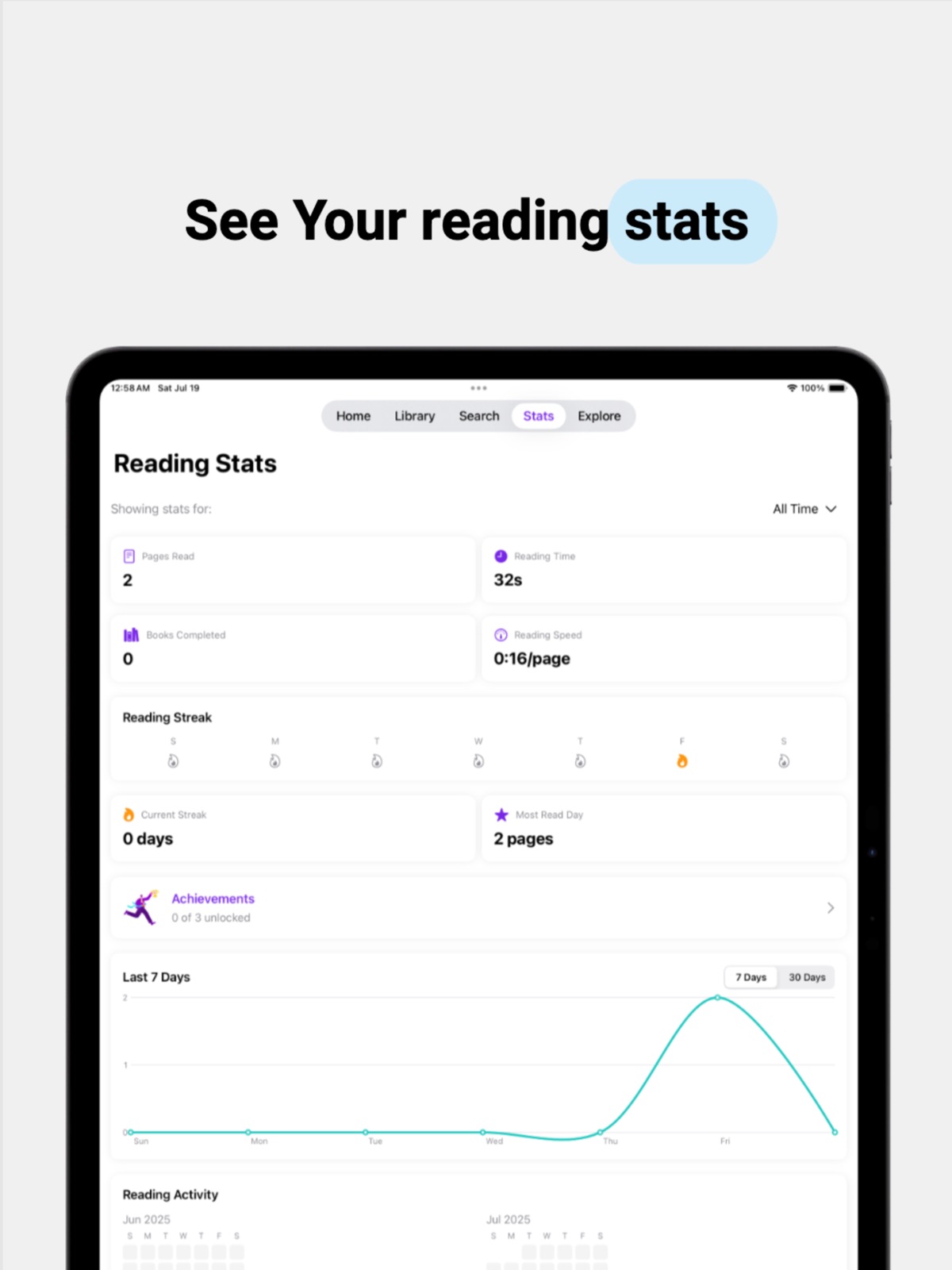 Bookd: Reading Tracker & TBR ipad screenshot 3