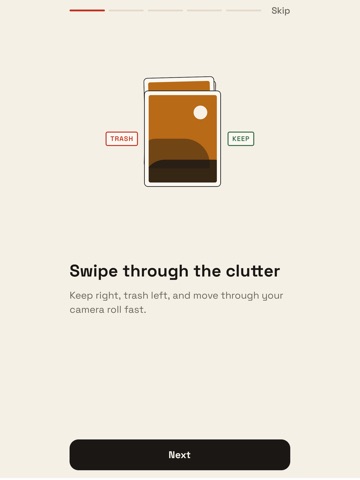 SwipeTidy: Photo Cleaner iPad screenshot